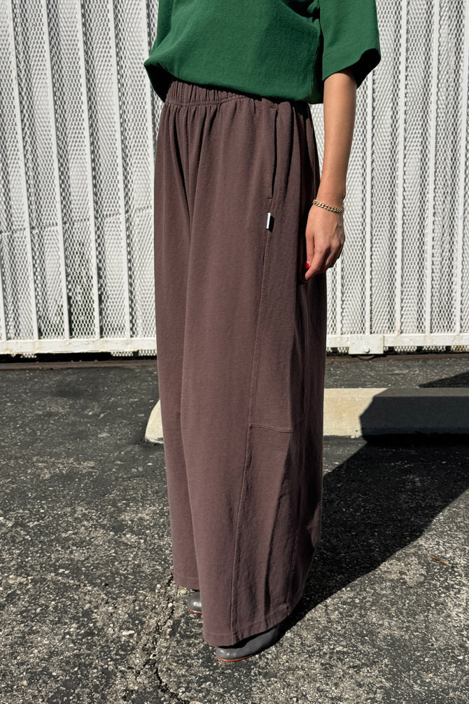 Wide Leg Bare Pant - Chocolate