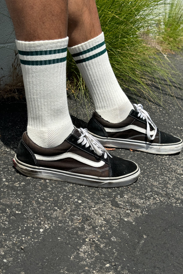 Extended Size Boyfriend Socks - Parchment