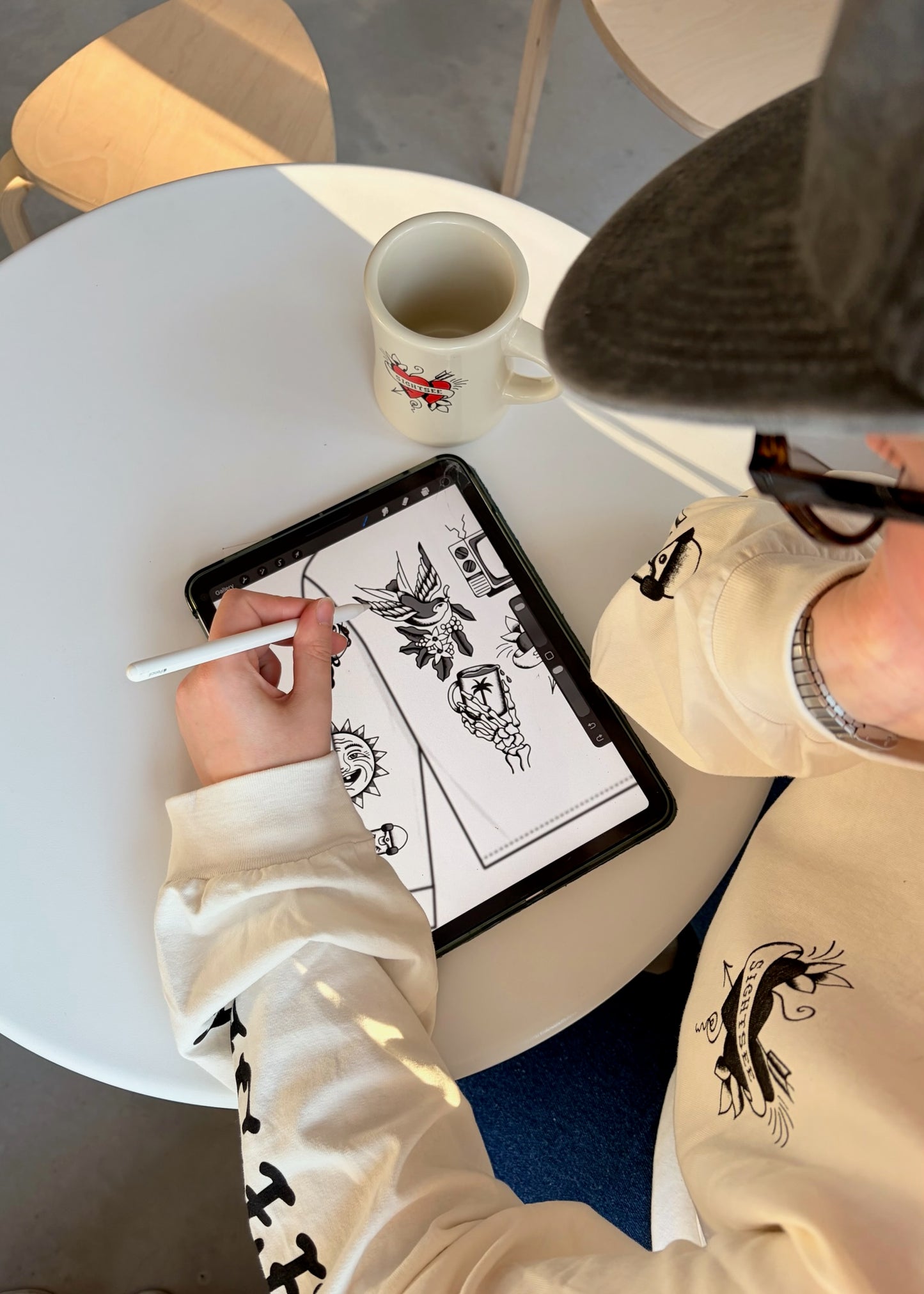 Sightsee Tattoo Long Sleeve Tee