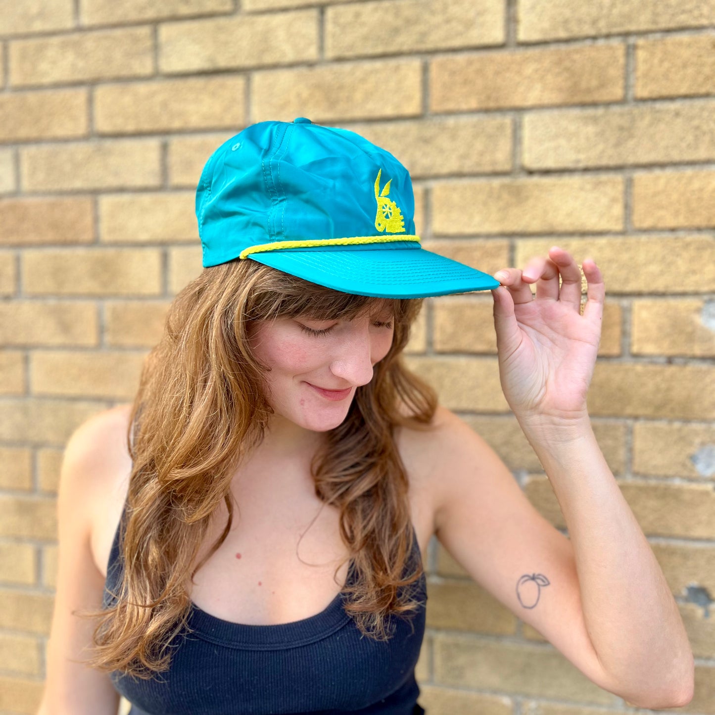 Coco Nylon Hat - Teal