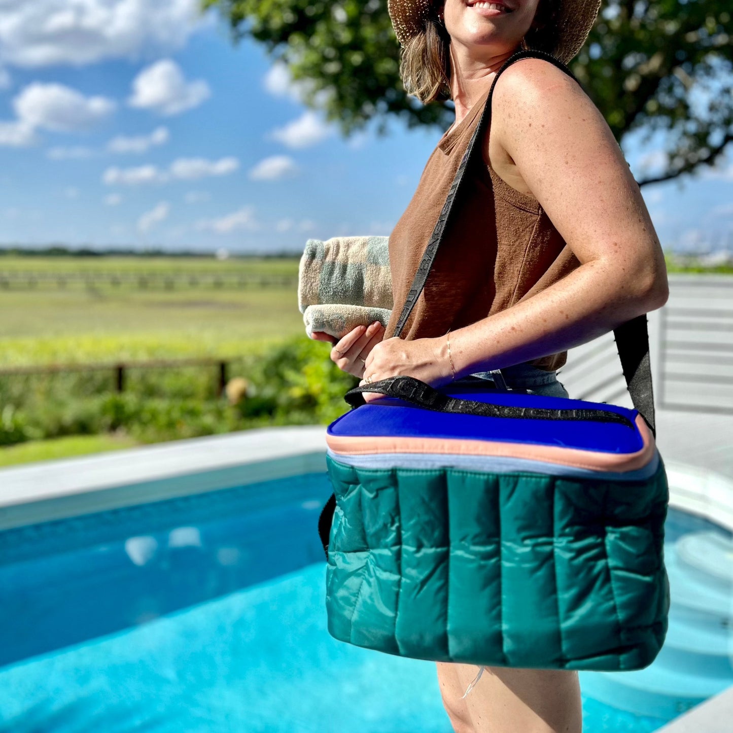 Puffy Cooler Bag - Mountain Mix
