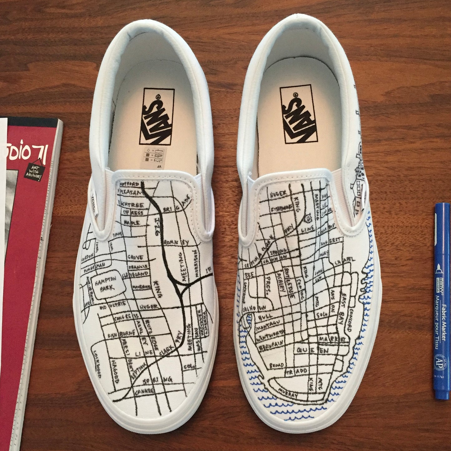 Charleston Original Hand-drawn Shoes