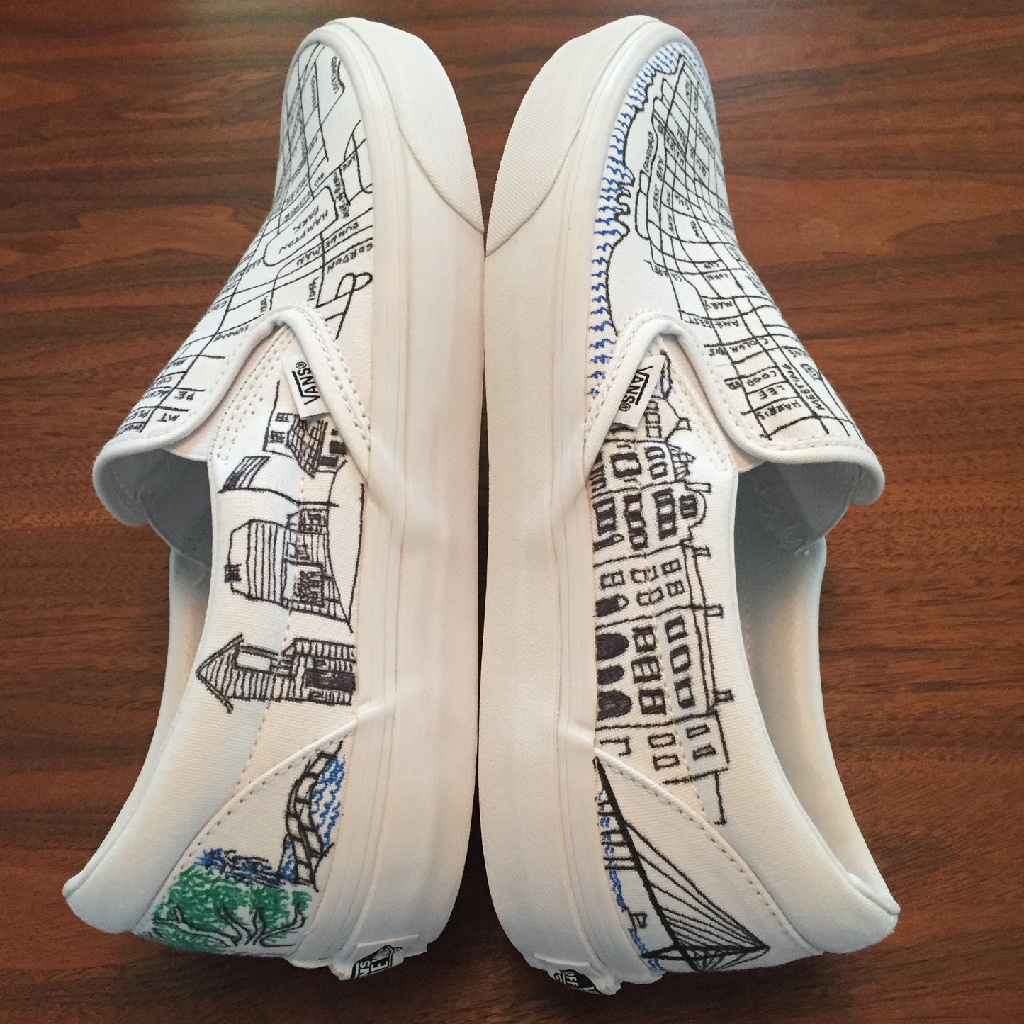 Charleston Original Hand-drawn Shoes