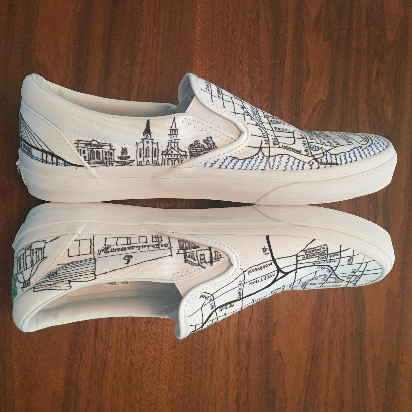 Charleston Original Hand-drawn Shoes