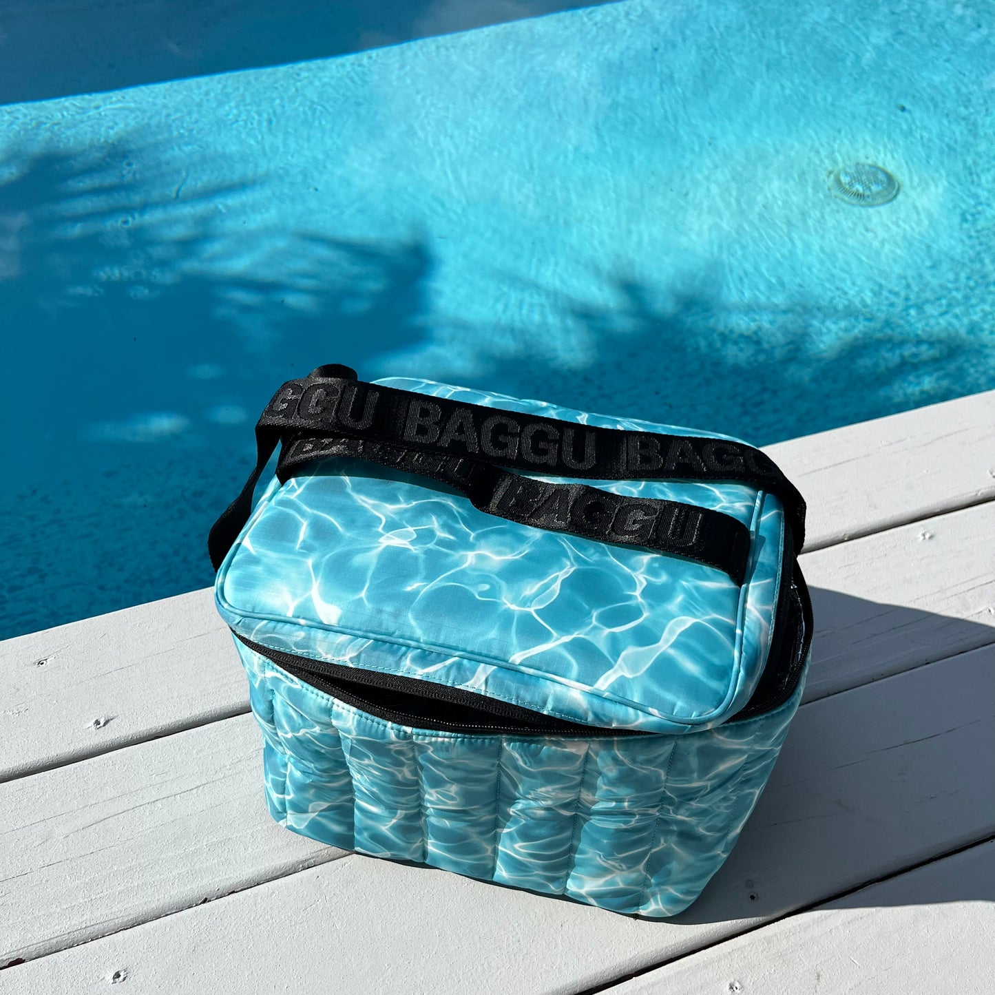 Puffy Cooler Bag - Pool