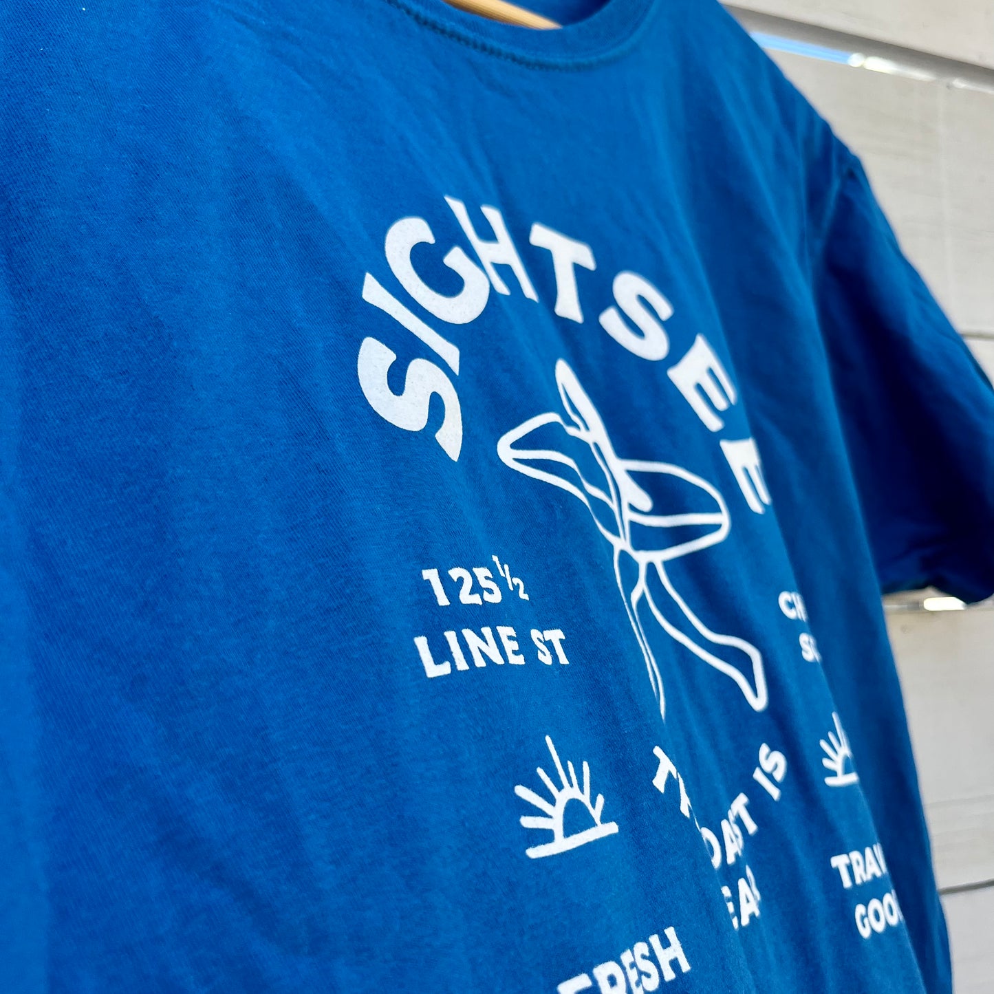 Upcycled Shirt: Royal Blue, M
