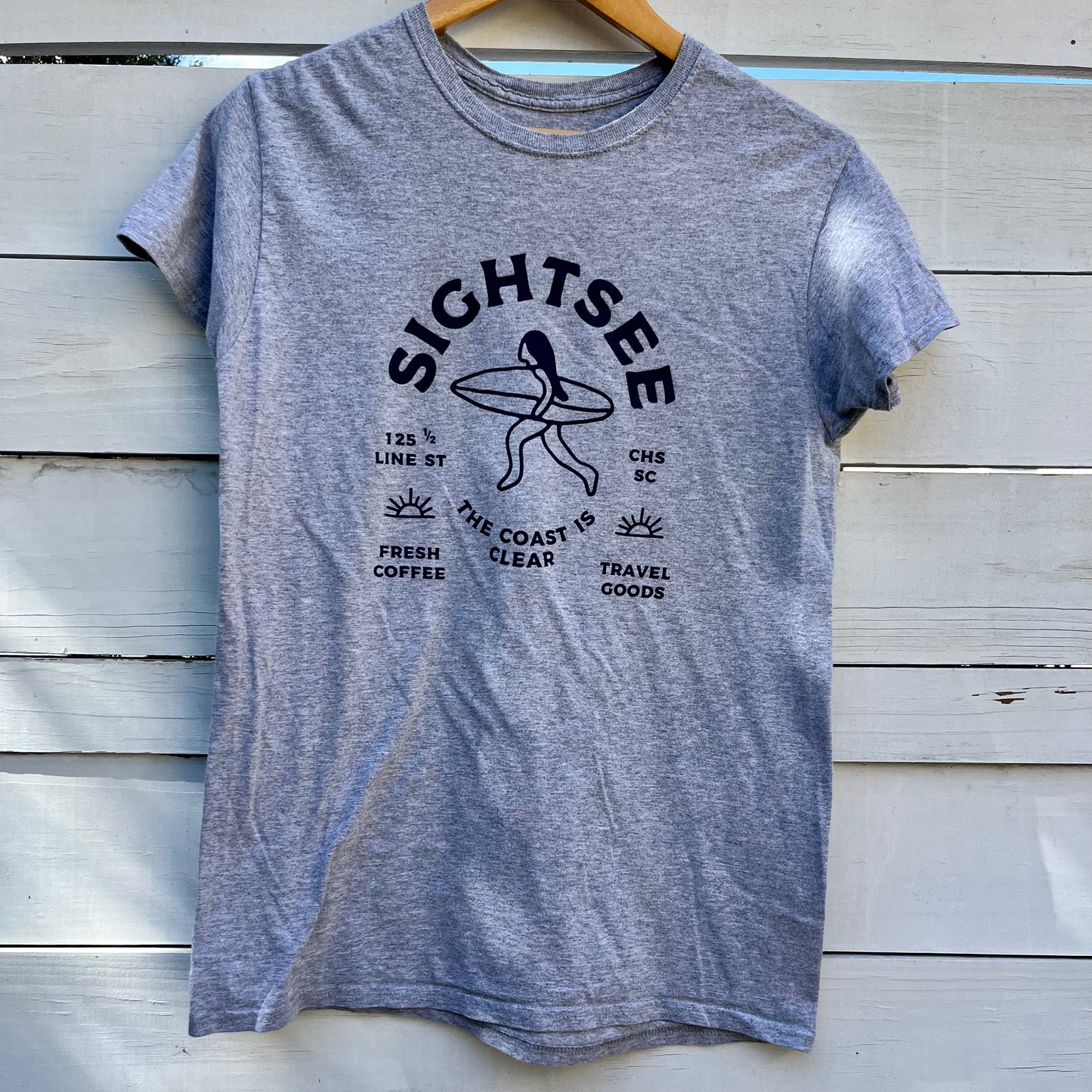 Upcycled Shirt: Heather Grey, S