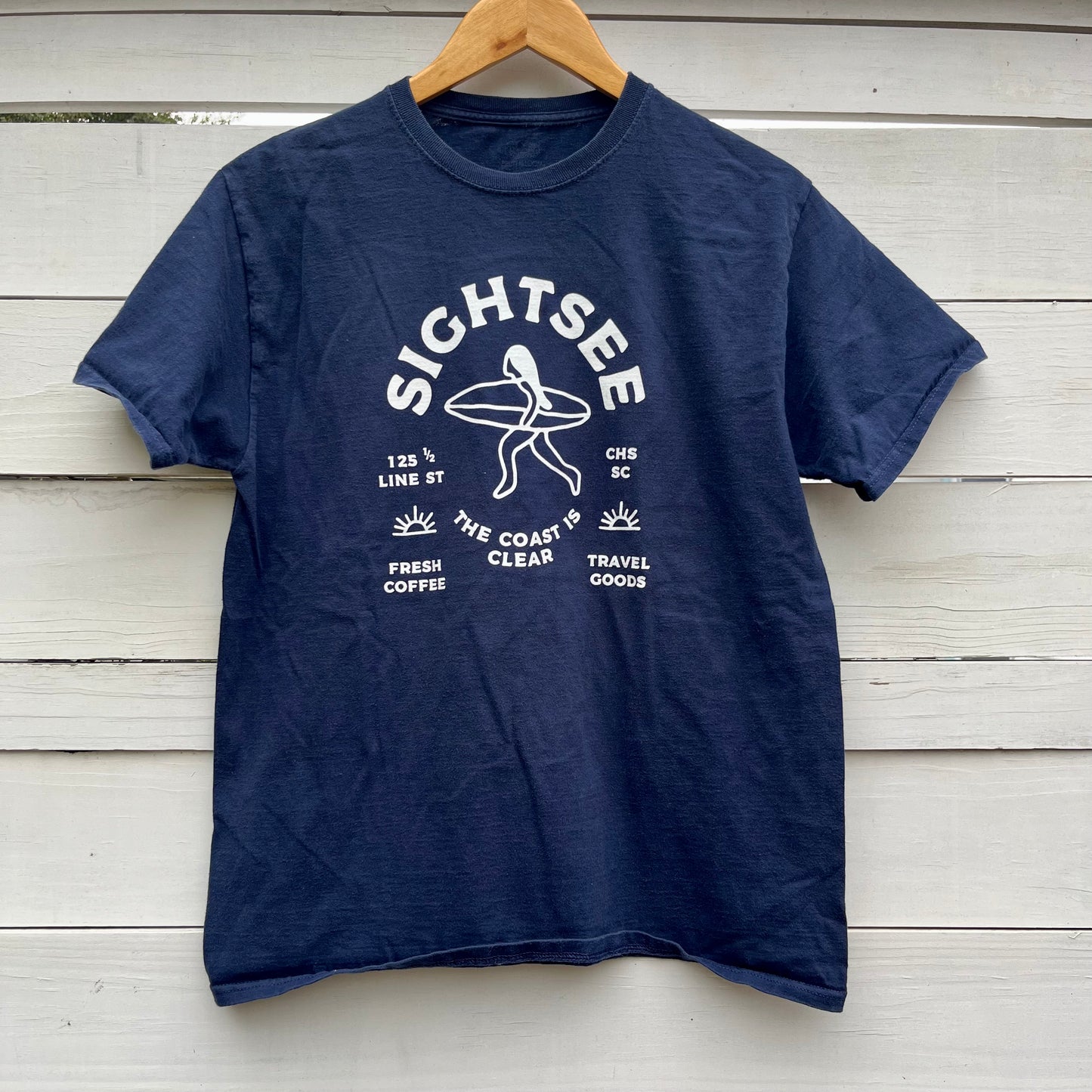 Upcycled Shirt: Navy, M