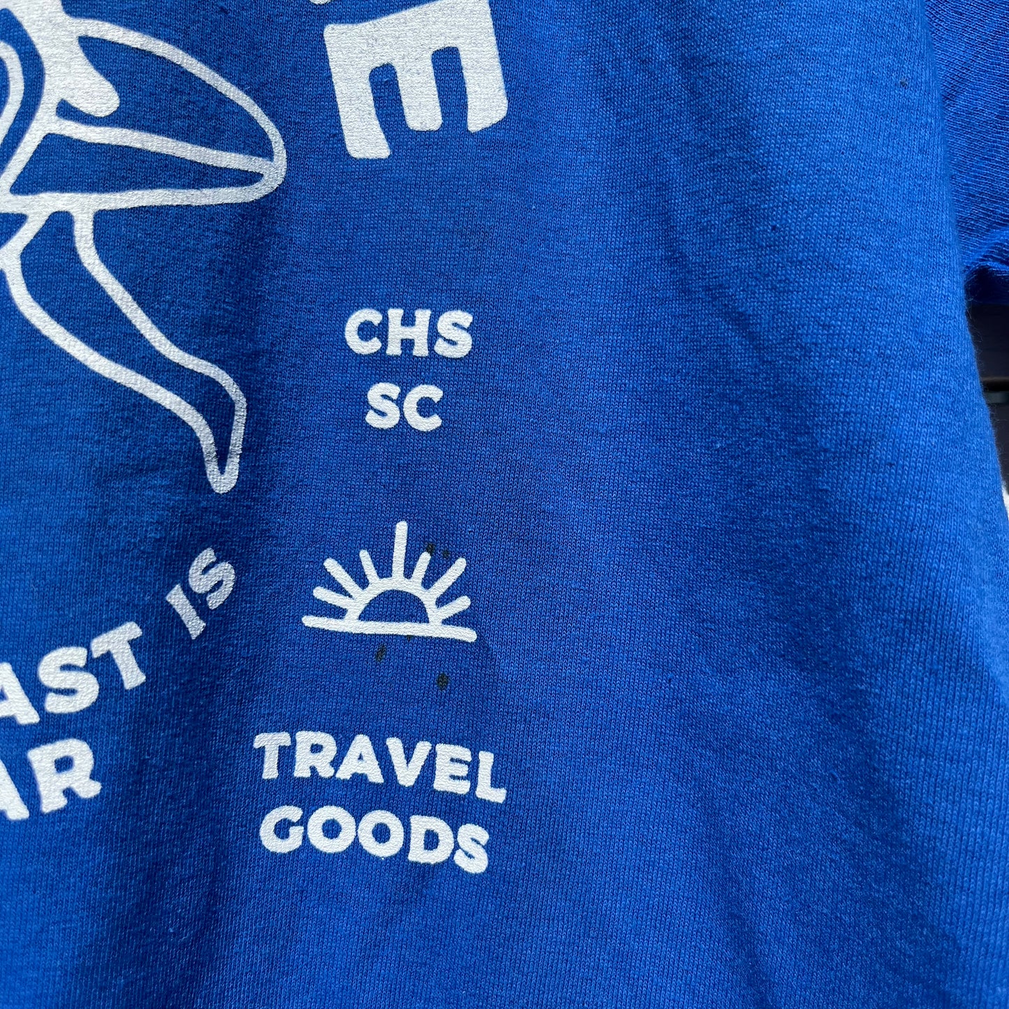 Upcycled Shirt: Blue, Small