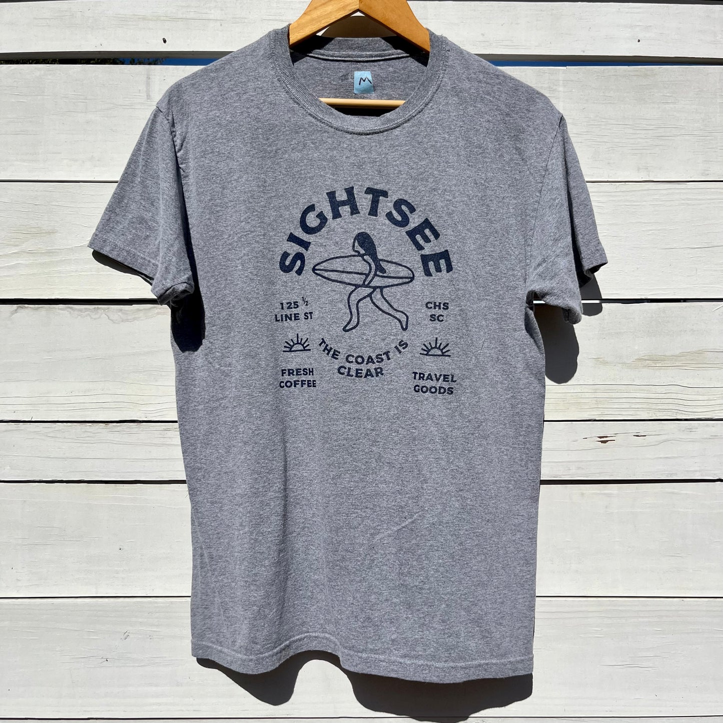 Upcycled Shirt: Athletic Grey, M