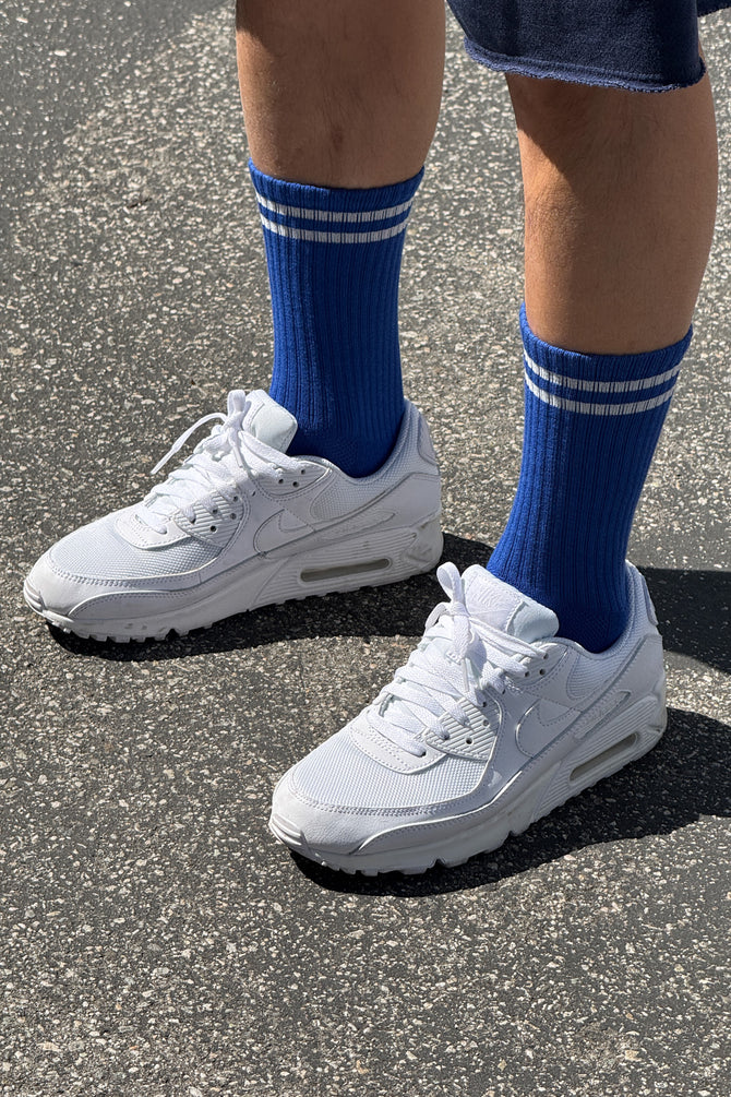 Boyfriend Socks - Cobalt