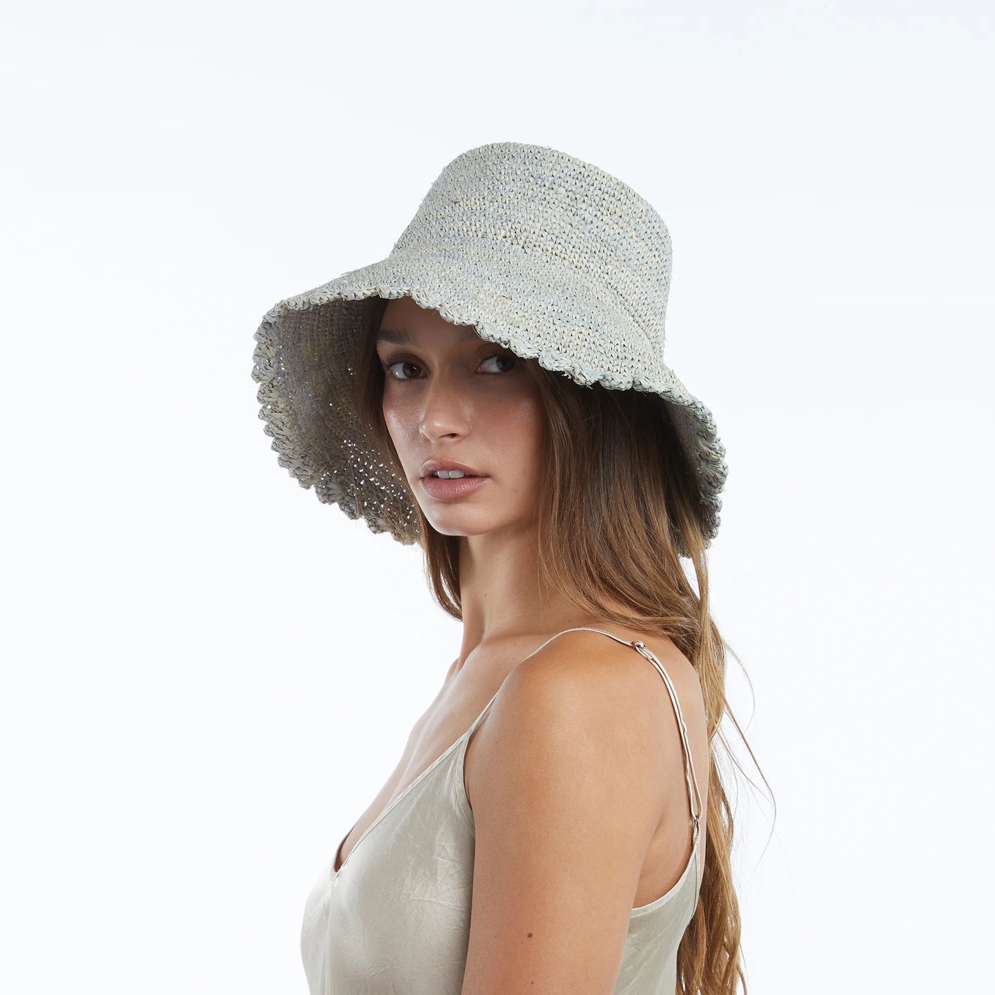 Lacey Hat - Light Blue