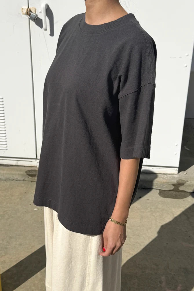 Jayden Boxy Tee - Dark Slate