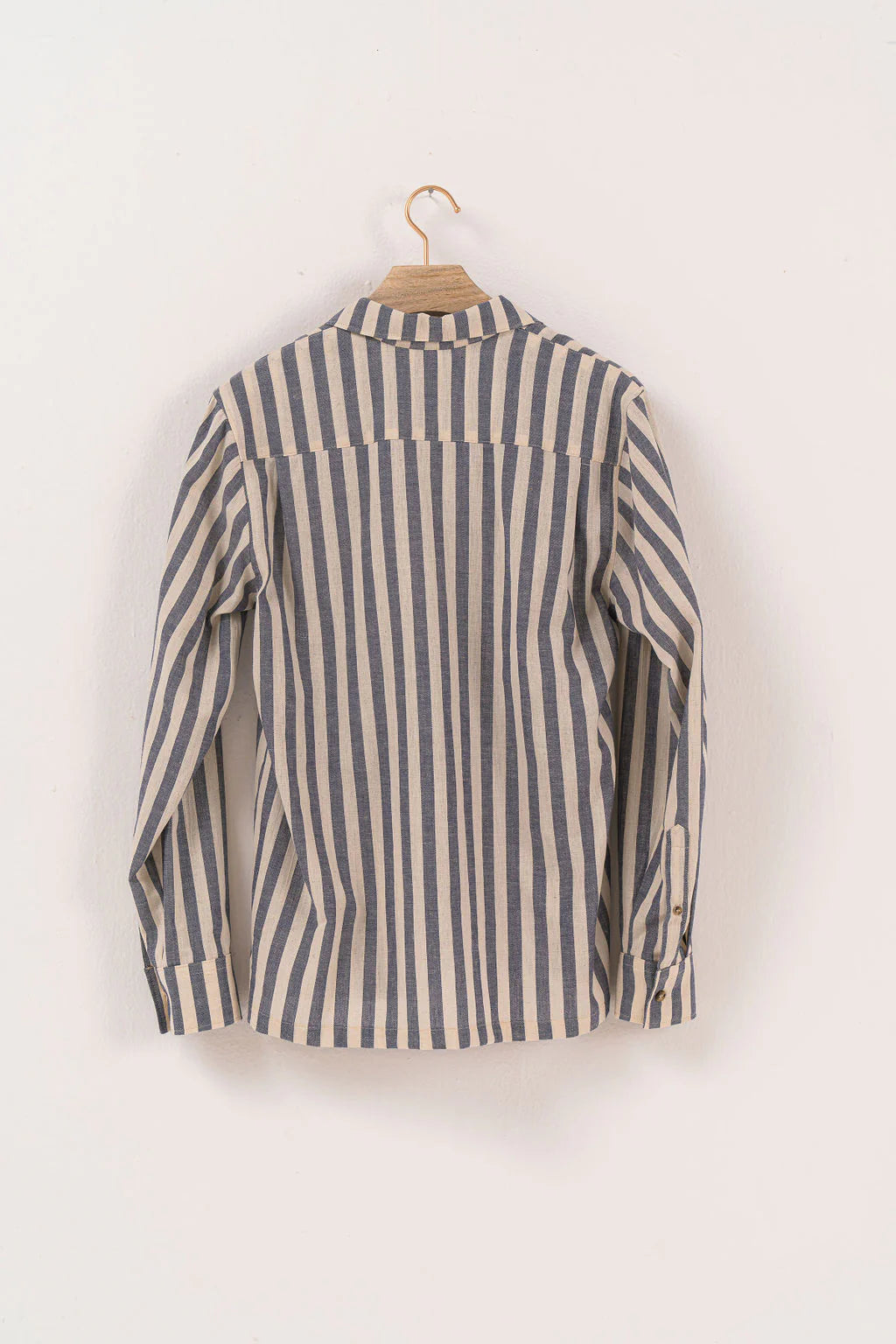 Blue Nautical Stripe Shirt