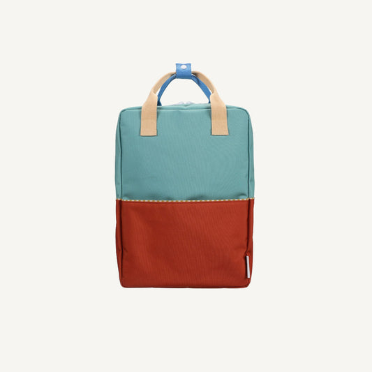 Large Colorblock Backpack | Aquatic Green
