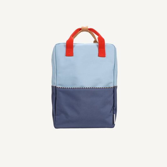 Large Colorblock Backpack | Zissou Blue