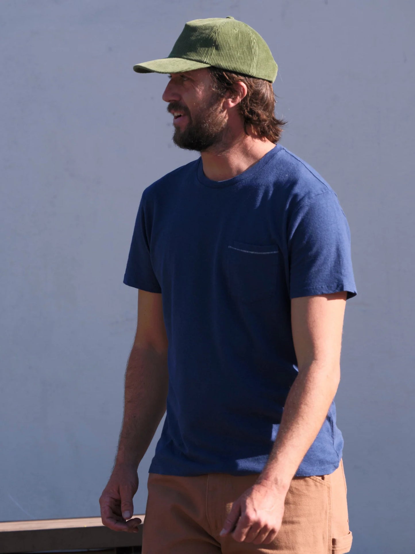 Hemp Pocket Tee - Indigo