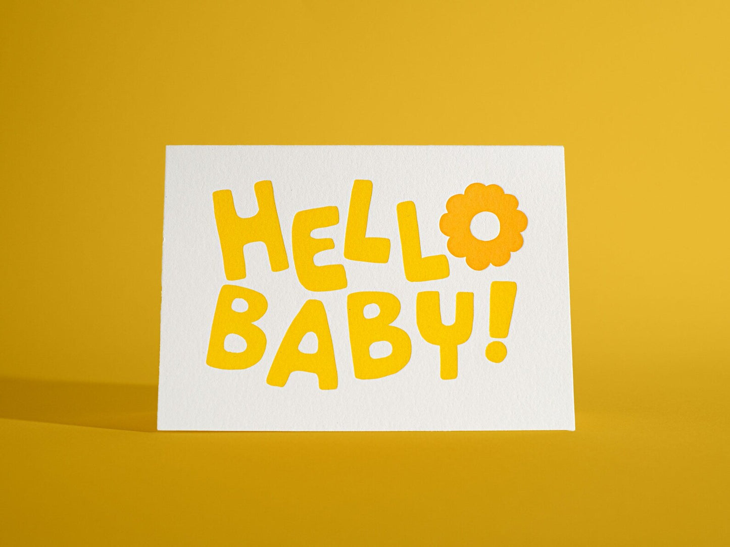 Hello, Baby Letterpress Card