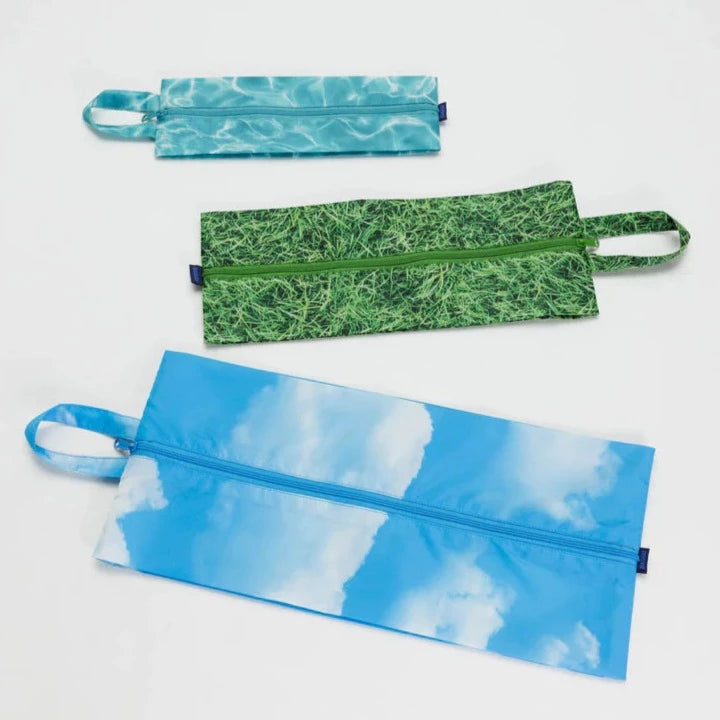 Baggu 3D Zip Set: Lawnscape