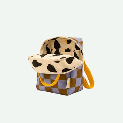 Small Checkerboard Backpack | Blooming Purple