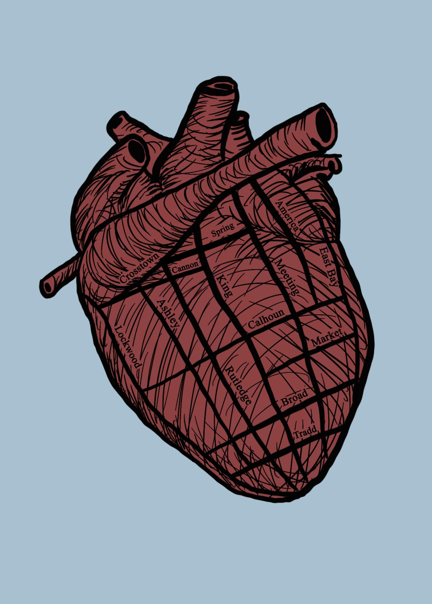 Heart of Charleston - Print