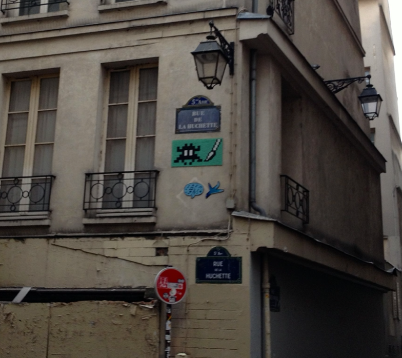 Space Invader Paris Pocket Notebook