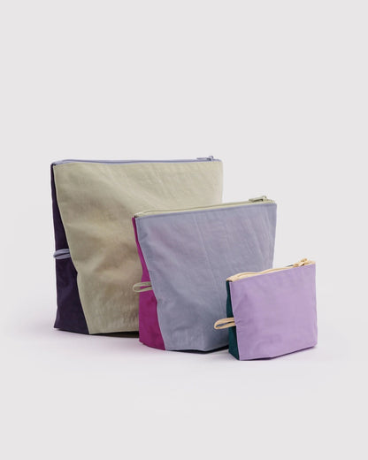 Baggu Go Pouch Set: Lagoon Mix