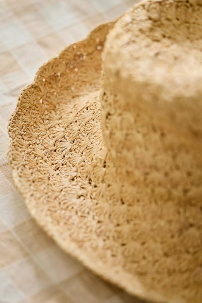 Esme Scalloped Bucket Hat
