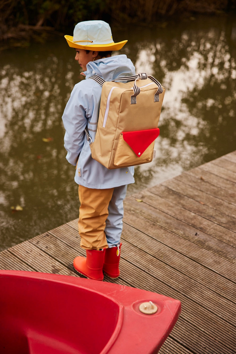 Large Envelope Backpack | Reed Green