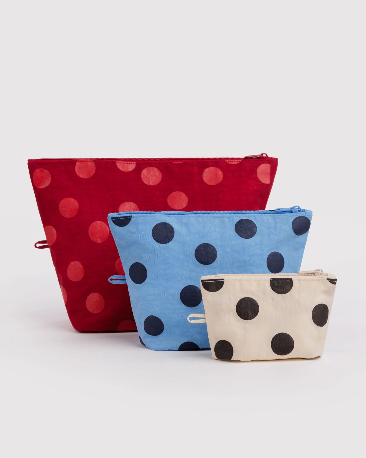 Baggu Go Pouch Set: Polka Dot Mix