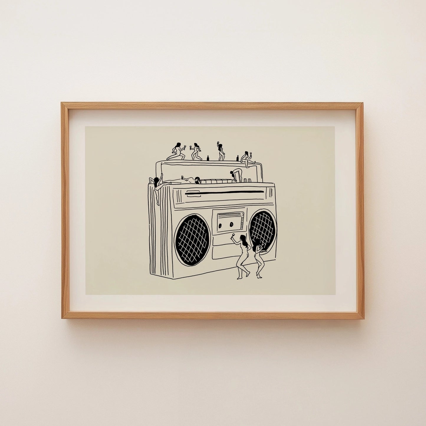 "Boom Box" 11x14 Print