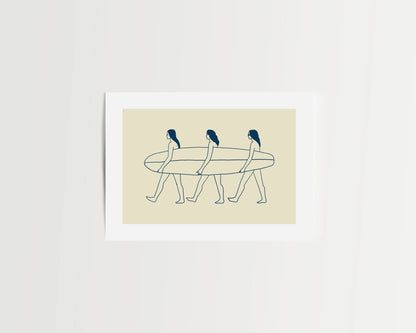 "Surfers" 11x14 Print