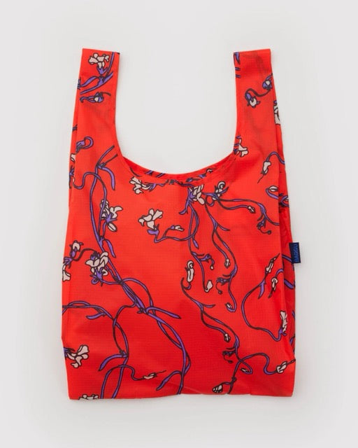 Baggu Reusable Tote: Red Snapdragon