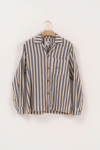 Blue Nautical Stripe Shirt