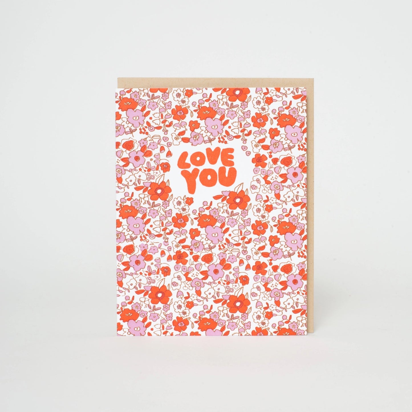 Love You Flowers Card