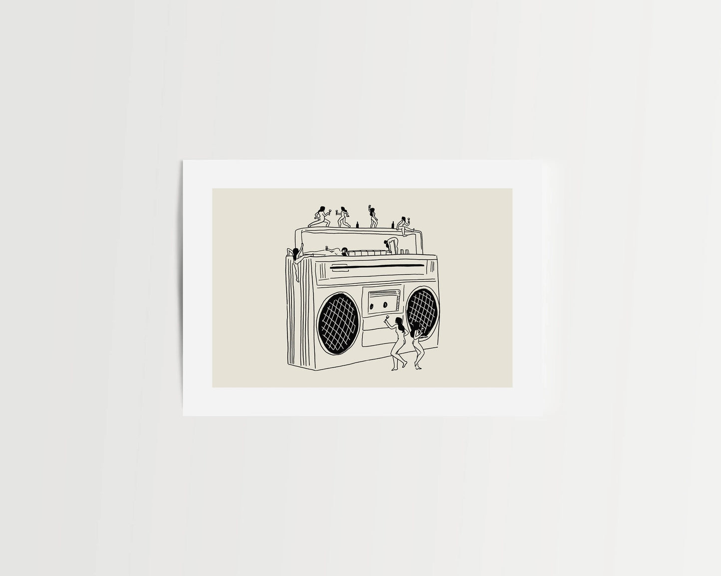 "Boom Box" 11x14 Print