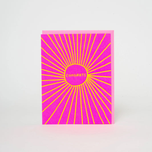 Sunbeam Congrats Card