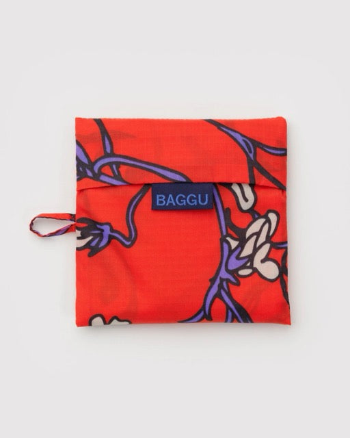 Baggu Reusable Tote: Red Snapdragon