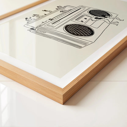"Boom Box" 11x14 Print
