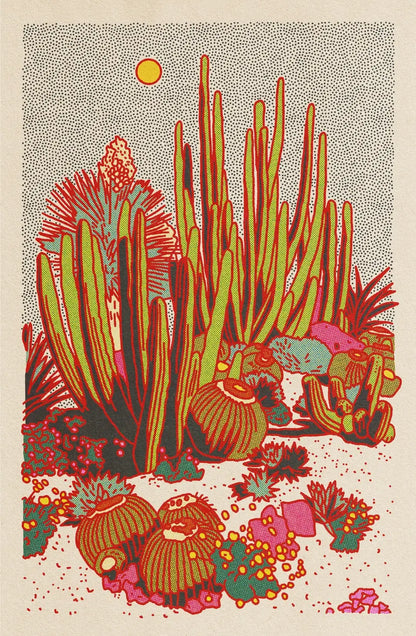 Cactus Planet #2 - 12x18