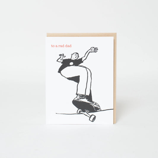 Rad Dad Skater Card