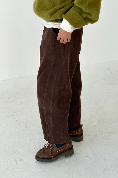 Corduroy Arc Pant - Chocolate