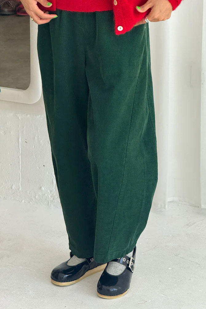 Corduroy Arc Pant - Forest