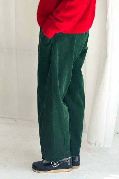 Corduroy Arc Pant - Forest