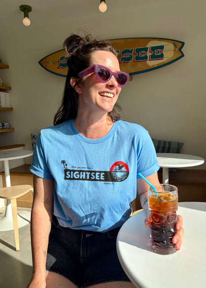 Wish You Were Here Tee - Blue