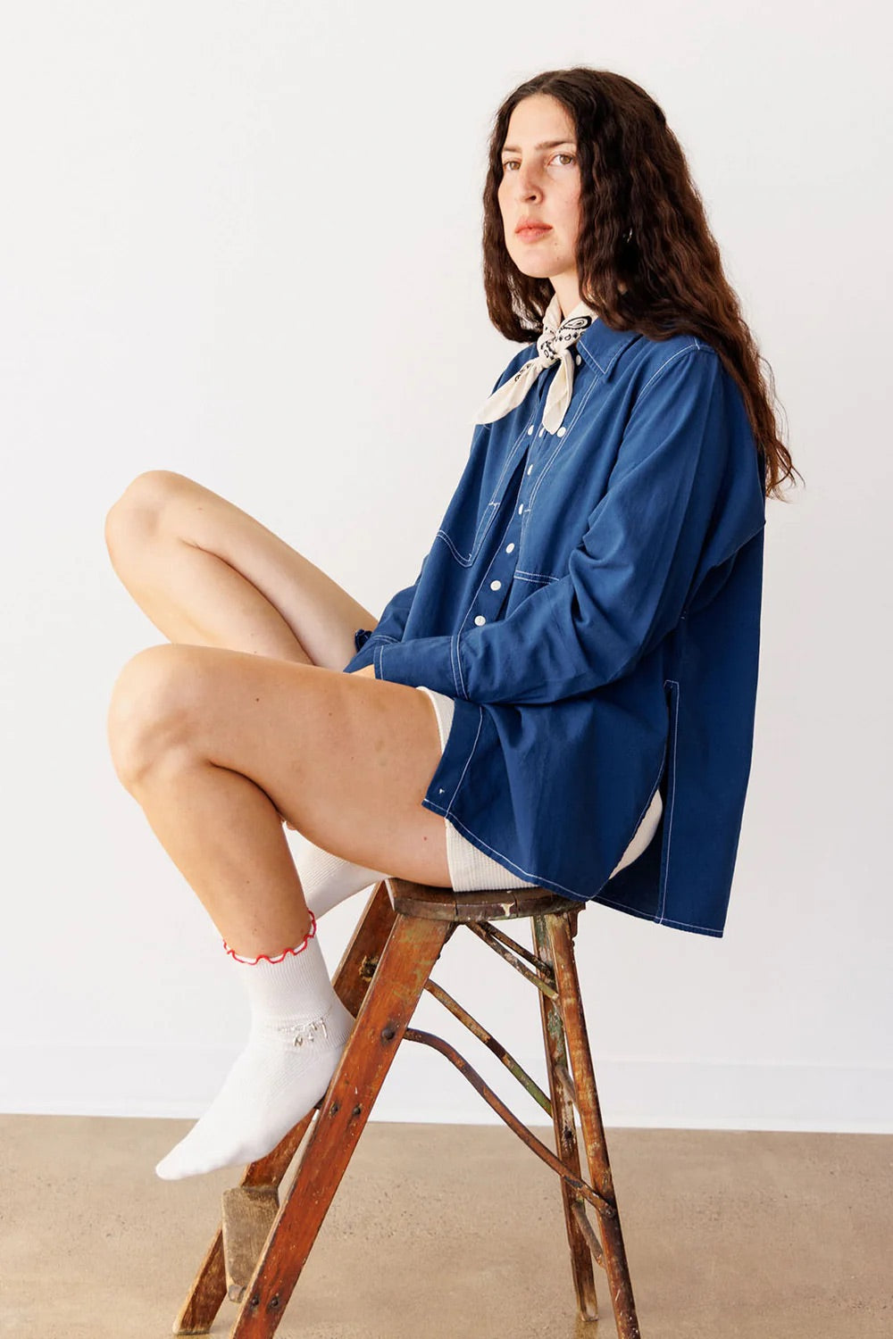 Noble Collared Shirt - Navy
