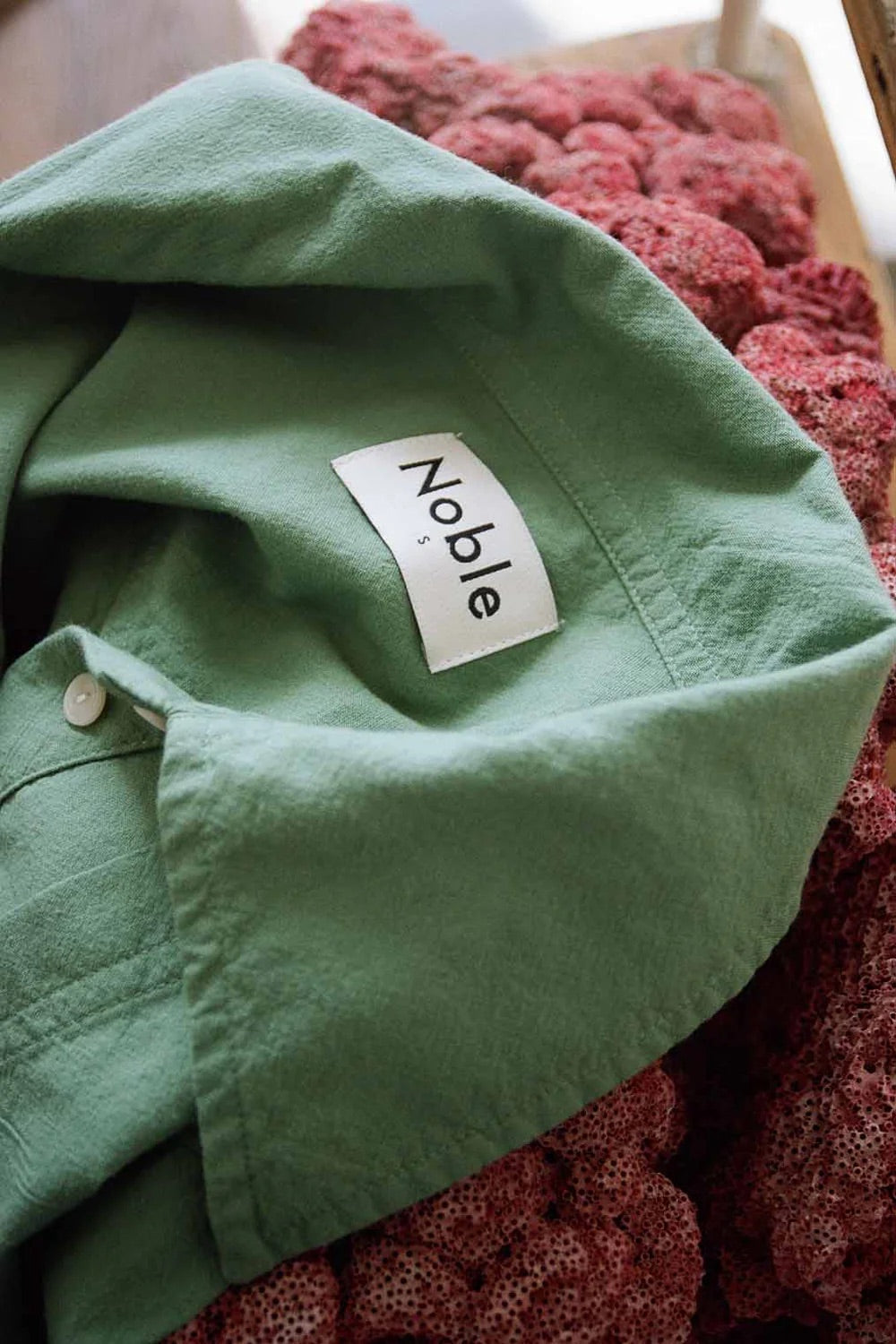 Noble Collared Shirt - Sea Glass
