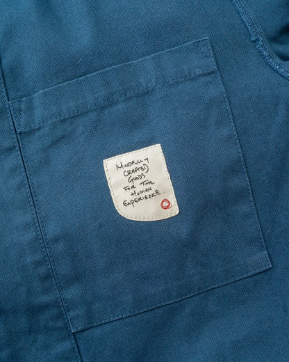 Cunningham Coat in Cotton Canvas | Banks Street Blue