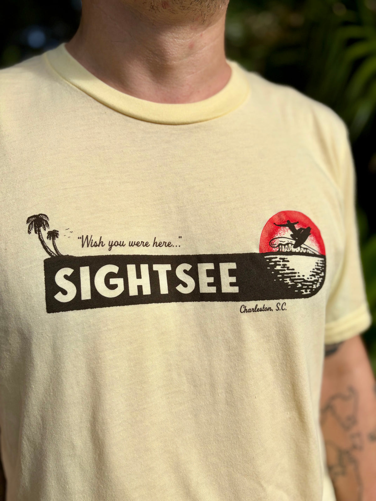 Wish You Were Here Tee - Butter