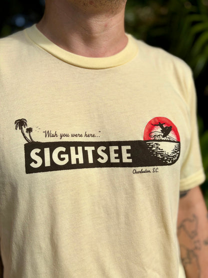 Wish You Were Here Tee - Butter